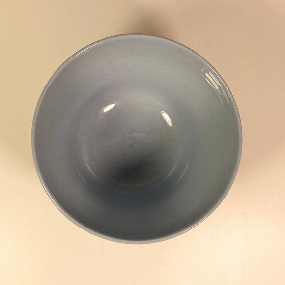 1950s Wedgwood Queensware Embossed Cream On Blue Creamer Sugar Bowl - Picture 5 of 16